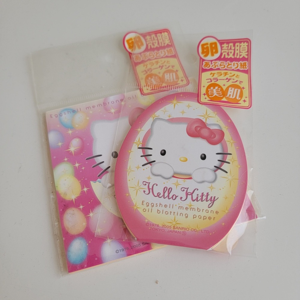 2005 Hello Kitty Sanrio Japan Only Oil Blotting Paper Sealed Lot 2 Y2K Rare